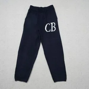 Cole Buxton Blue Wool Track Pants